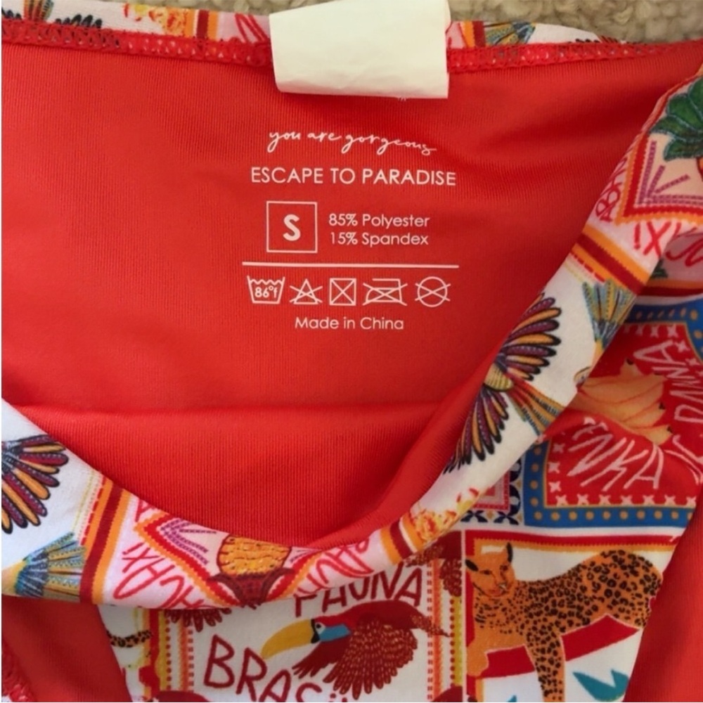 Colorful Patterned Bikini Set - Picture 2 of 5